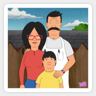 Burgers Belcher Family KOTH Sticker